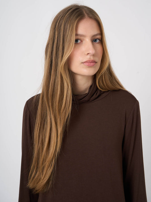 Repeat Cashmere Long-Sleeved Turtle neck Top