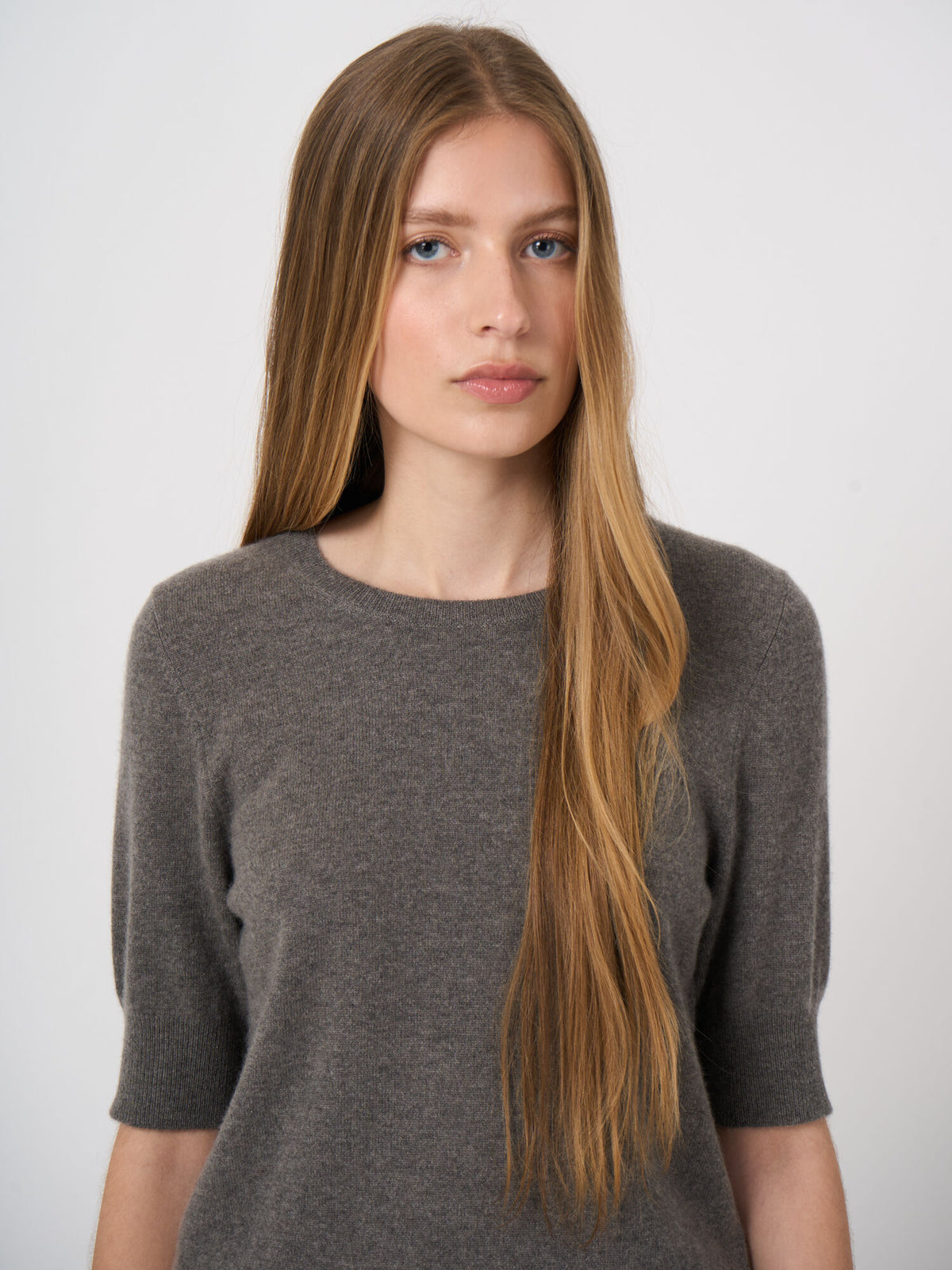Repeat cashmere Slim Short-Sleeve Organic