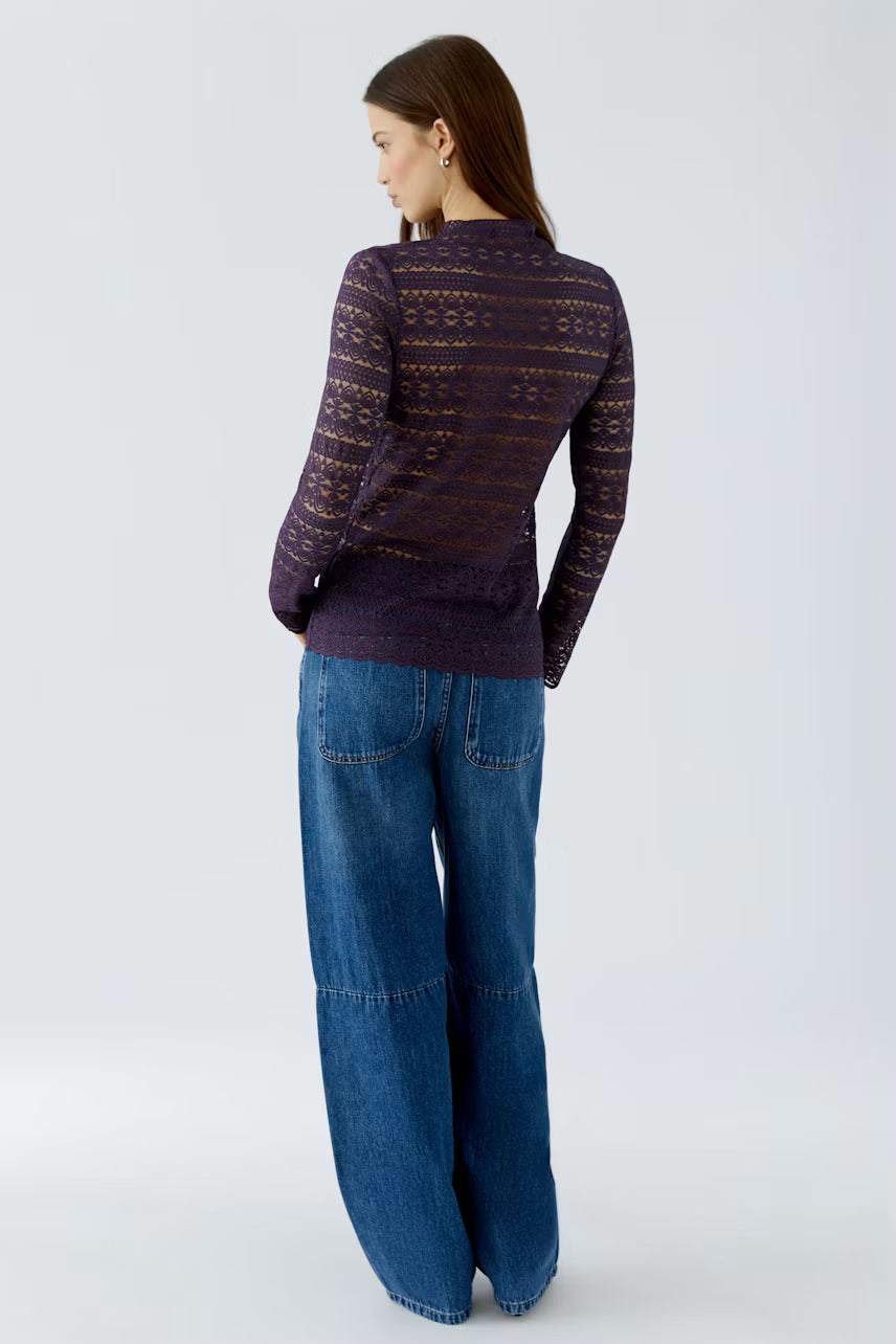 Oui Long-sleeved shirt - mysterioso