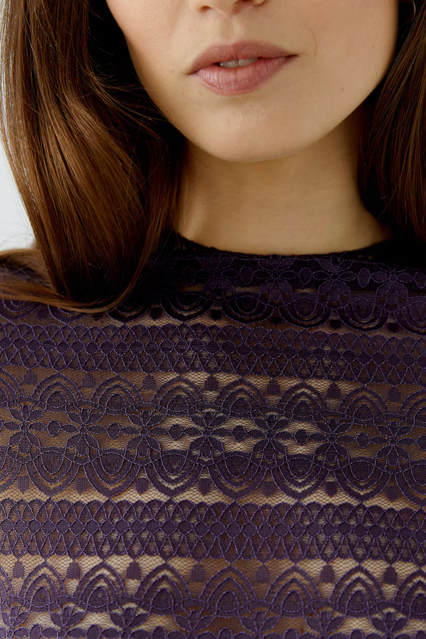 Oui Long-sleeved shirt - mysterioso