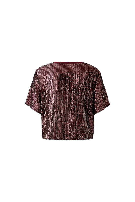 Oui Sequin Top