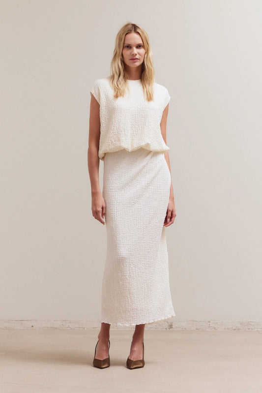 Grade and Gather Sleeveless Puffy Top