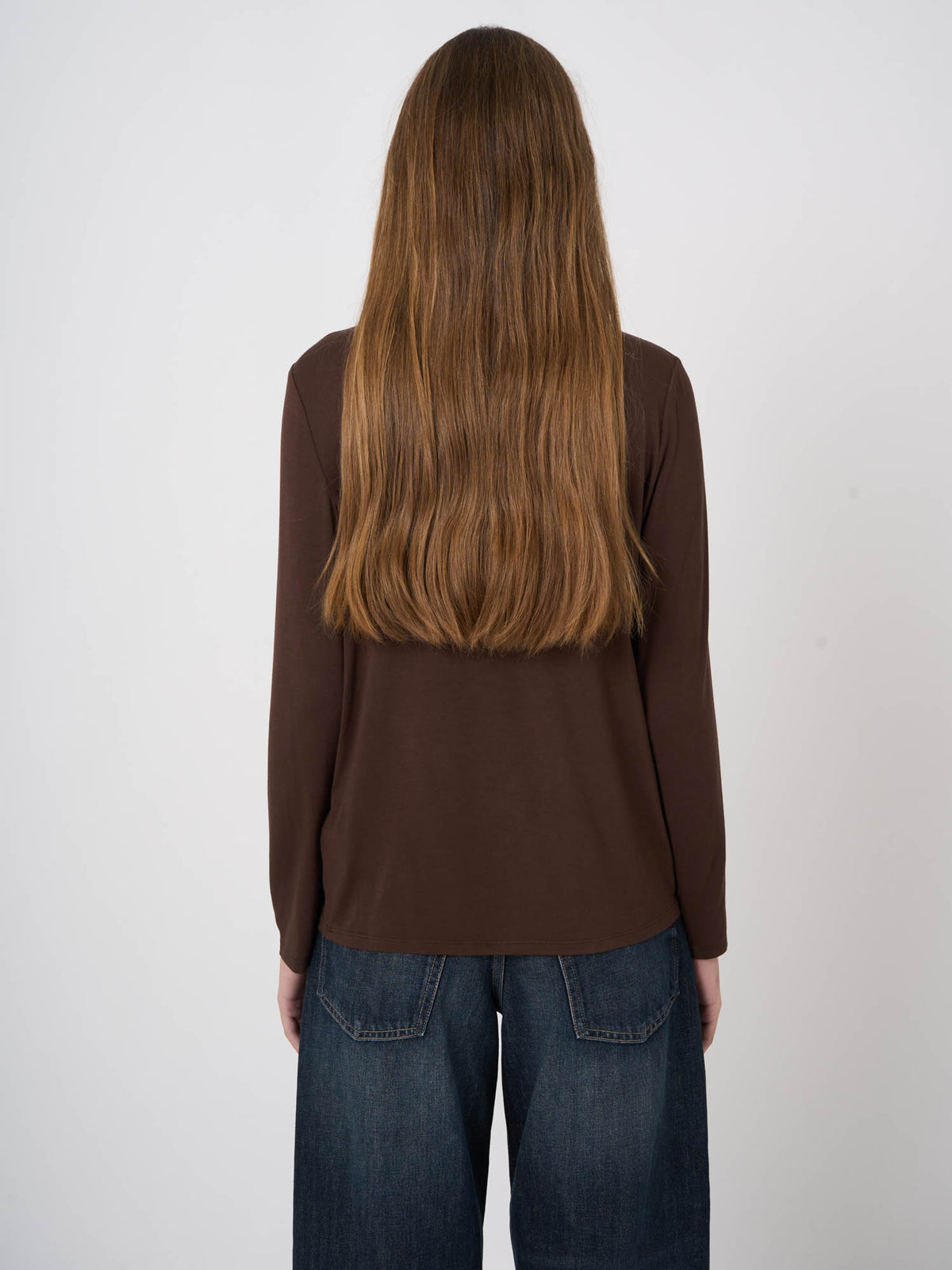 Repeat Cashmere Long-Sleeved Turtle neck Top