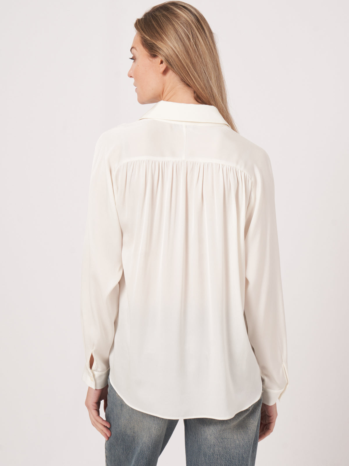 Repeat Cashmere Silk Blouse