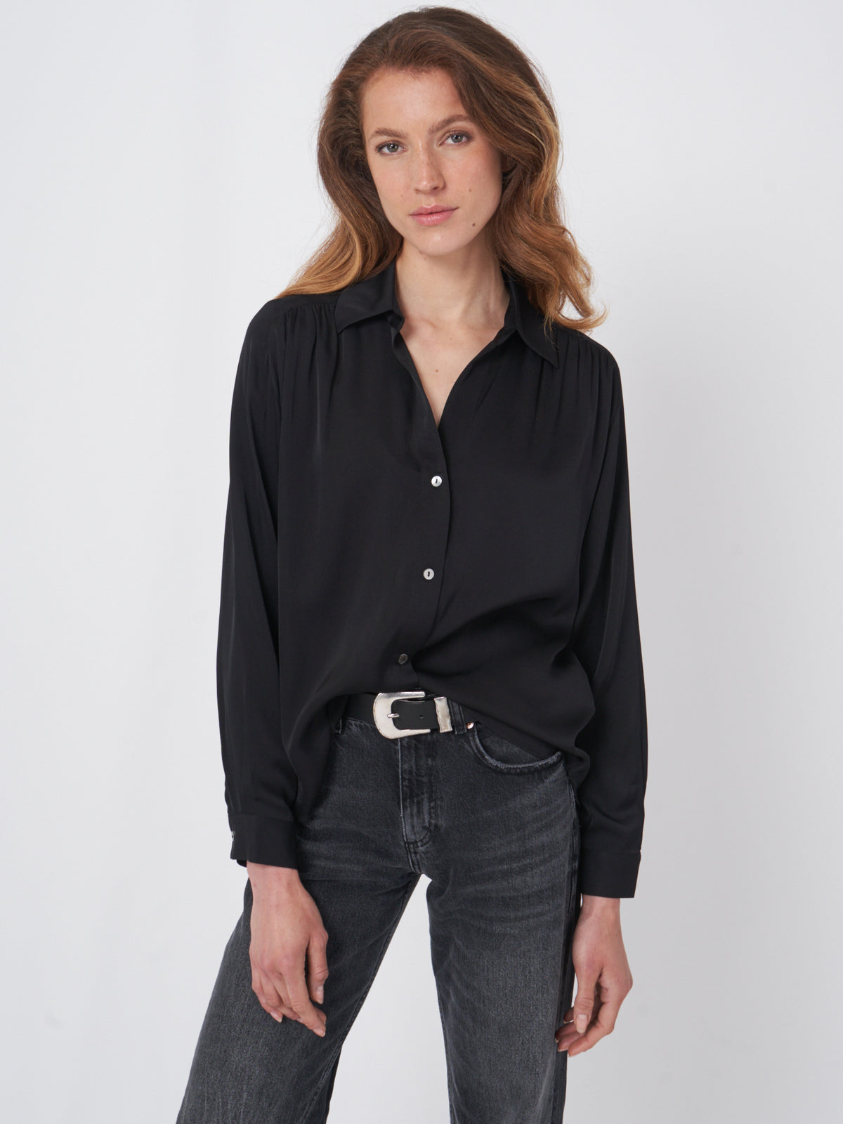 Repeat Cashmere Silk Blouse