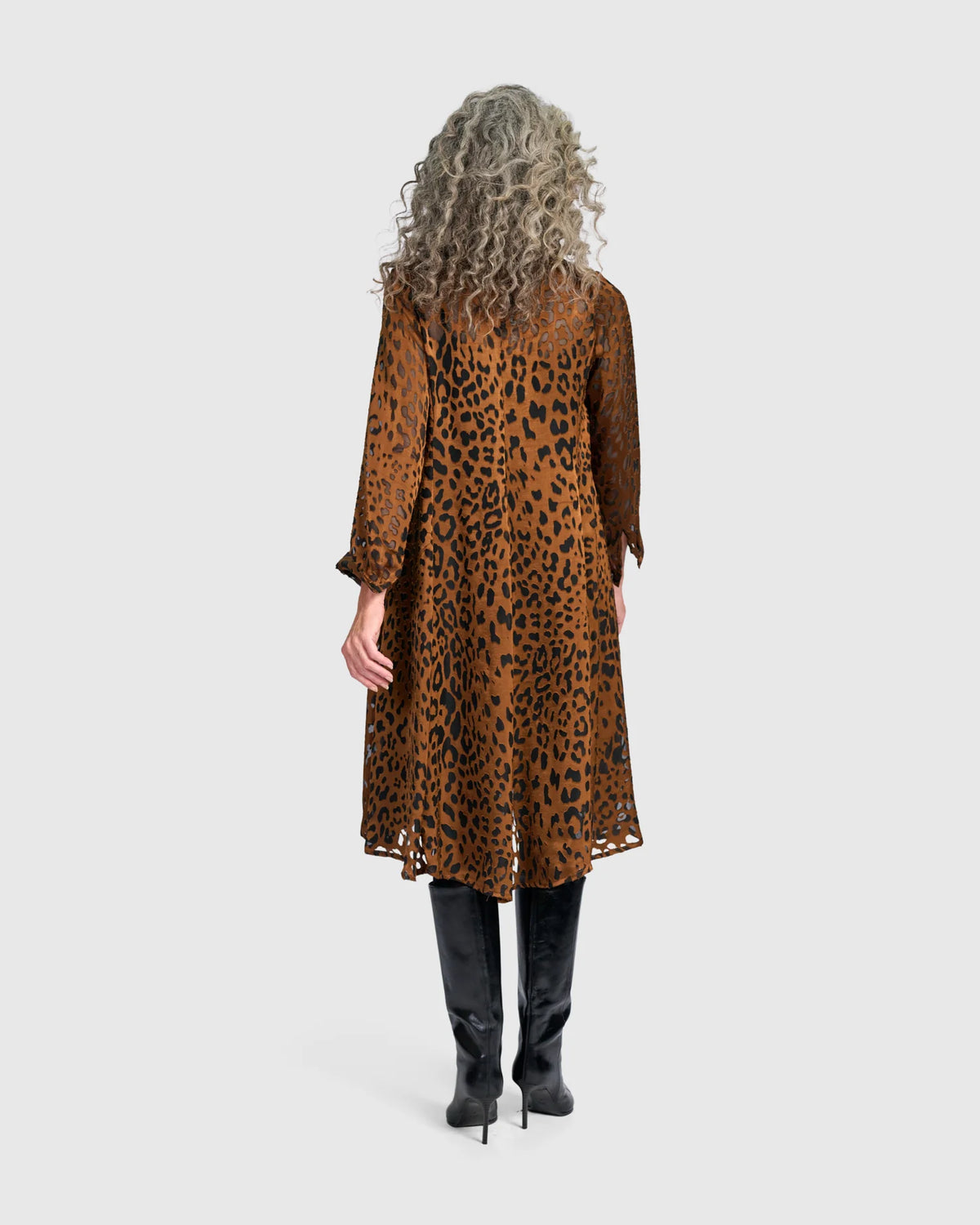 Alembika Raja Wonderful Dress, Cognac Leopard