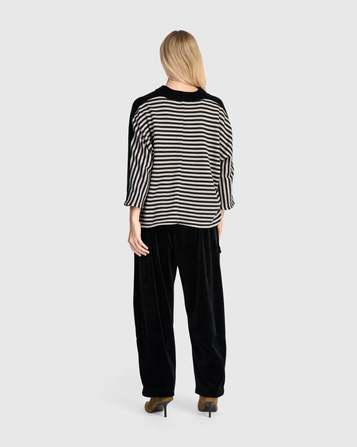 Alembika Urban Velvet Vav Top, Black Mix