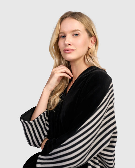Alembika Urban Velvet Vav Top, Black Mix